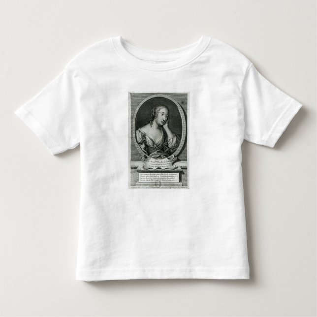 Medallion portrait of Madame de La Fayette Toddler T-Shirt (Front)