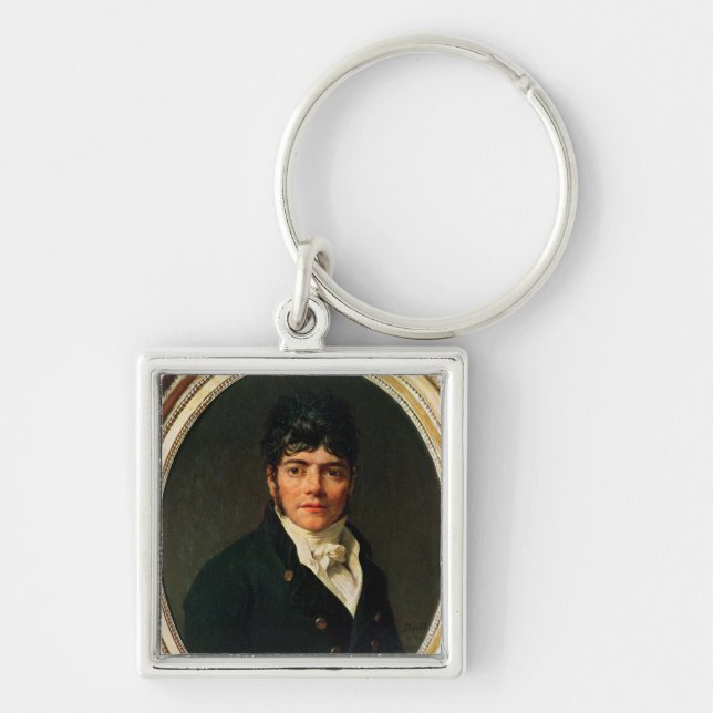 medallion Portrait of the Comte Esteve, 1804 Key Ring (Front)