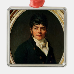 medallion Portrait of the Comte Esteve, 1804 Metal Ornament