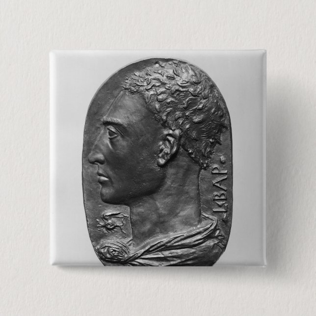 Medallion Self Portrait 15 Cm Square Badge (Front)