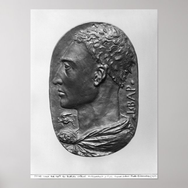 Medallion Self Portrait Poster (Front)