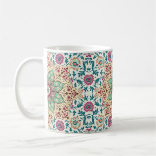 Medallion Vintage multi colour pattern in Turkish, Coffee Mug