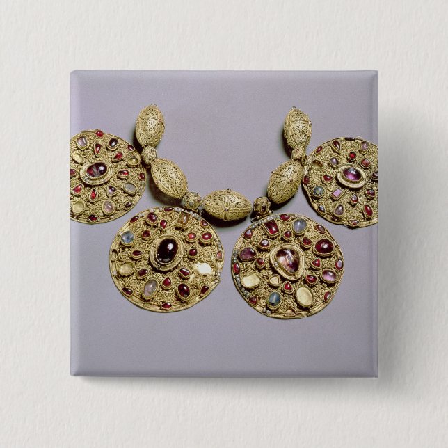 Medallions from 'Barmy Collar' 15 Cm Square Badge (Front)