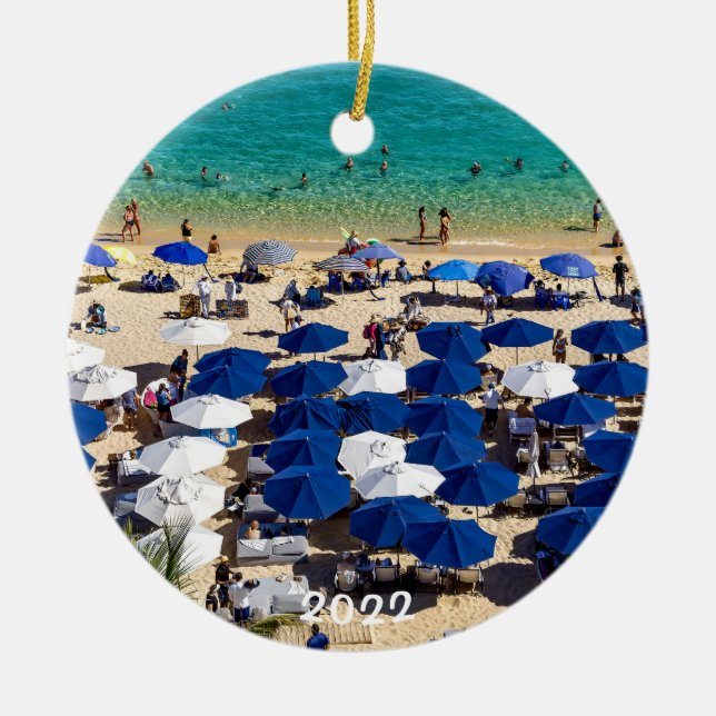 Medano Beach, Cabo San Lucas, Ceramic Ornament (Front)