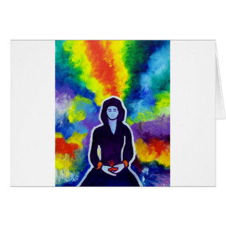 Medatating Woman by Piliero