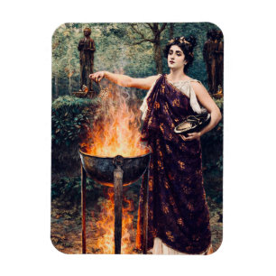 Medea Brewing Her Potion – Magnet