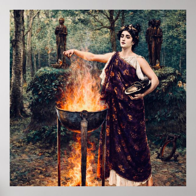 Medea Brewing Her Potion –  Poster (Front)