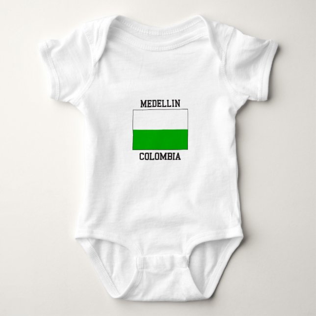 Medellin Colombia Baby Bodysuit (Front)
