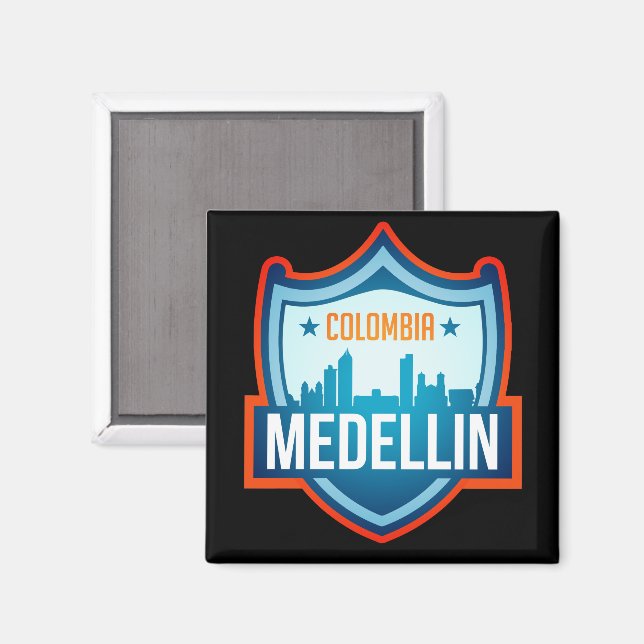 Medellin Colombia Cityscape  Magnet (Front/Back)