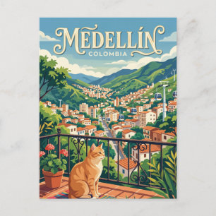 Medellín Colombia Postcard