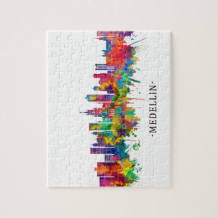 Medellin Colombia Skyline Jigsaw Puzzle