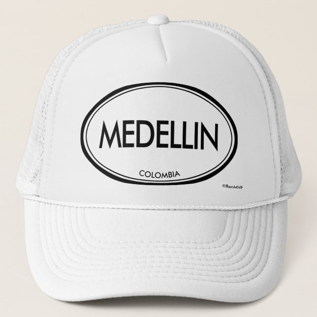 Medellin, Colombia Trucker Hat (Front)