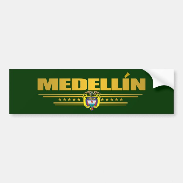 Medellin Pride Bumper Sticker (Front)