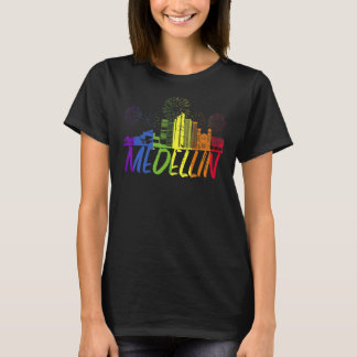 Medellin Pride Skyline  Pride Parade Medellin T-Shirt