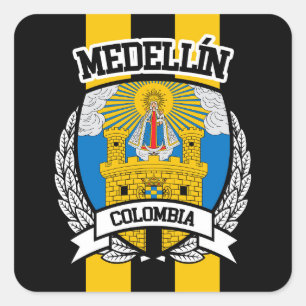 Medellín Square Sticker