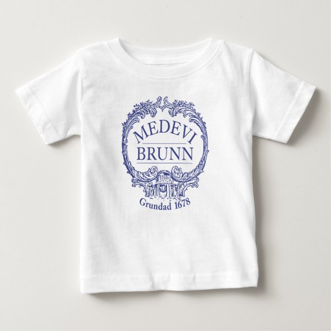 Medevi Brunn Logo Baby T-Shirt (Front)