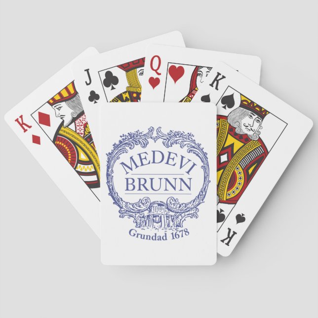 Medevi Brunn Logo Playing Cards (Back)