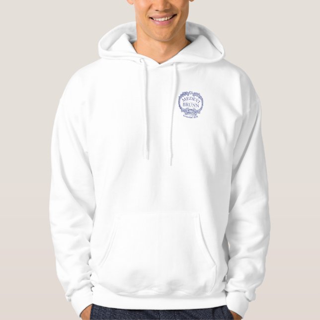 Medevi Brunn Small Logo Men's Hoodie (Brunn) (Front)