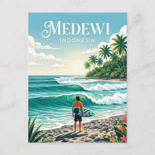 Medewi Indonesia Postcard