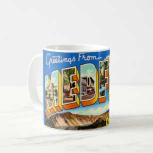 Medford Oregon Vintage Greeting Mug