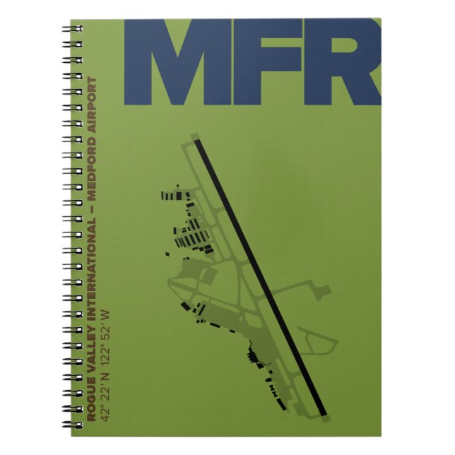Medford/Rogue Valley Airport Diagram Notebook (Front)