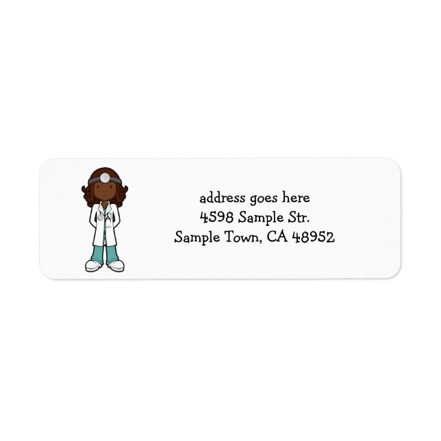 MedGirl Return Address Label (Front)