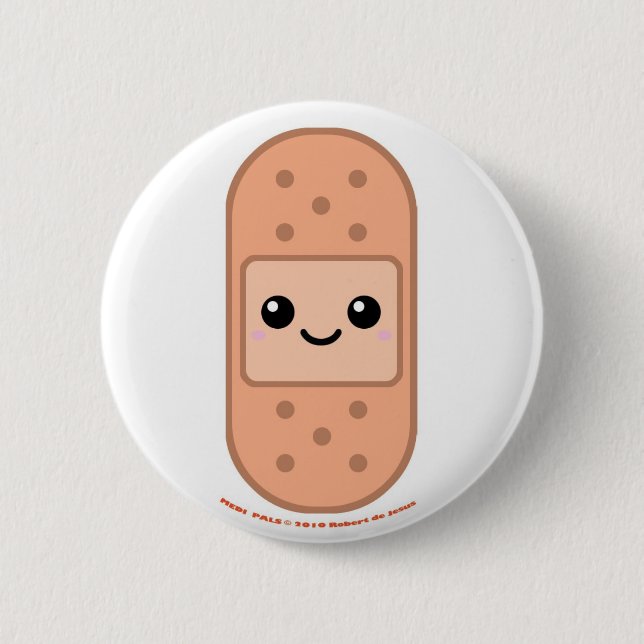 Medi Pals Bandage 6 Cm Round Badge (Front)