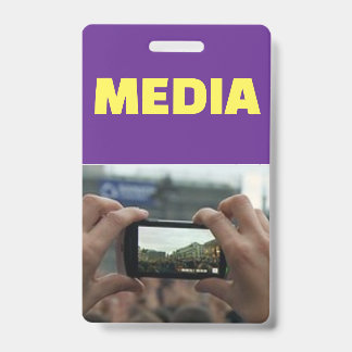 Media badge ID badge