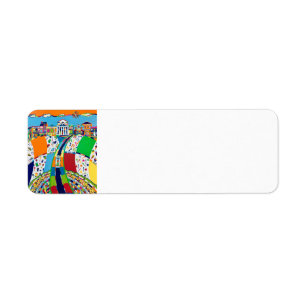 Media, Pennsylvania  Return Address Label