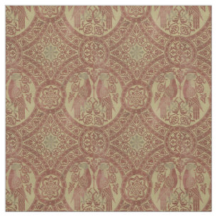 Mediaeval 14th Century Birds Pattern Fabric