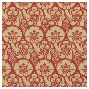 Mediaeval 15th Century Floral Brocade Pattern Fabric