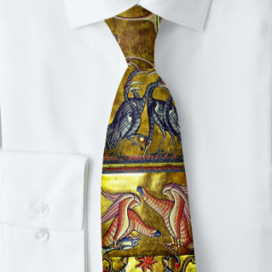 Mediaeval Aberdeen Bestiary Birds Boar Tie