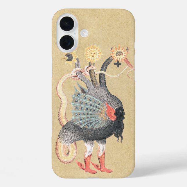 Mediaeval Alchemy Dragon Case-Mate iPhone Case (Back)