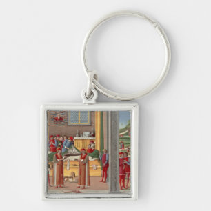 Mediaeval amputation scene key ring