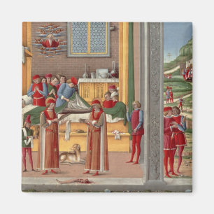 Mediaeval amputation scene magnet