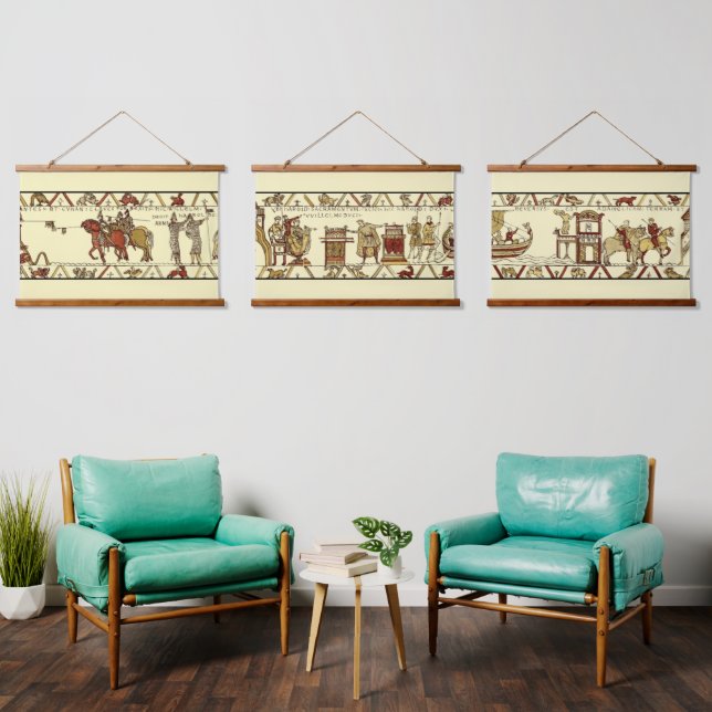 Mediaeval Anglo-Saxon The Bayeux Hanging Tapestry (Living Room)