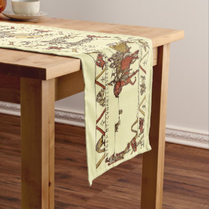 Mediaeval Anglo-Saxon The Bayeux Tapestry Long Table Runner