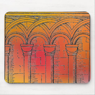Mediaeval Architecture Mouse Pad