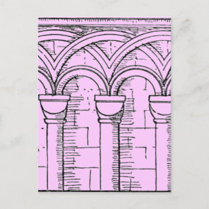 Mediaeval Architecture Postcard