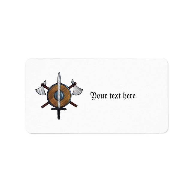 Mediaeval Arms Label (Front)