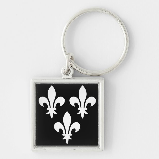 Mediaeval Banner of France Key Ring (Front)