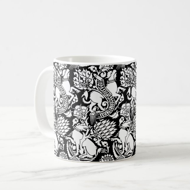 Mediaeval Beasts Coffee Mug (Front Left)