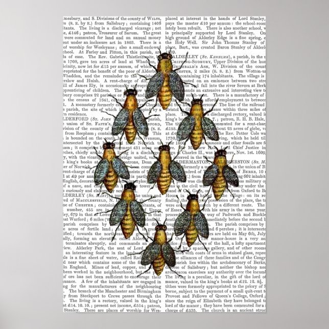 Mediaeval Bees Poster (Front)