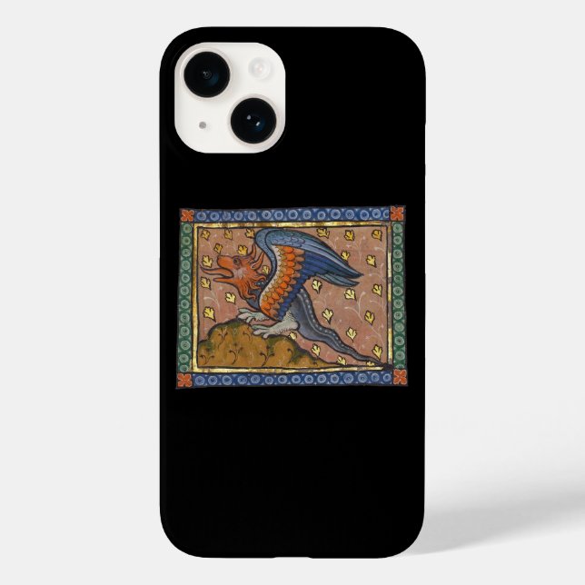 Mediaeval Bestiary Dragon c. 1270 Case-Mate iPhone Case (Back)