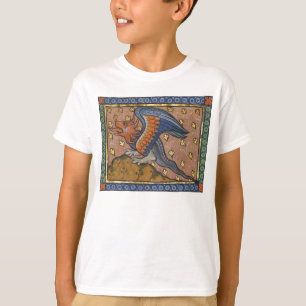 Mediaeval Bestiary Dragon c. 1270 T-Shirt