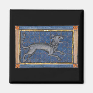Mediaeval Bestiary Hyena c. 1270 Magnet