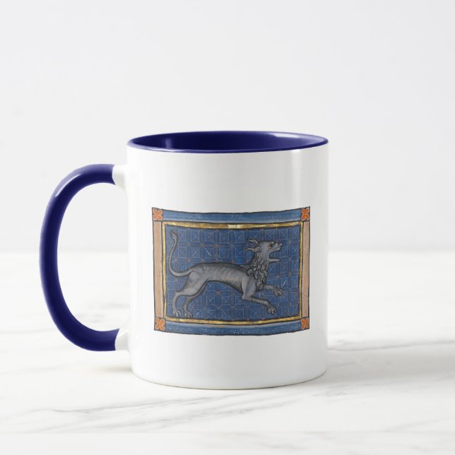 Mediaeval Bestiary Hyena c. 1270 Mug (Left)