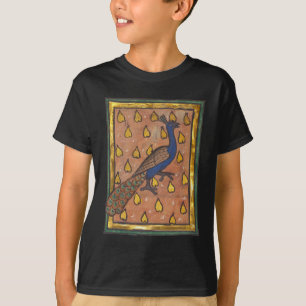 Mediaeval Bestiary Peacock c. 1270 T-Shirt