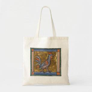 Mediaeval Bestiary Rooster c. 1270 Tote Bag