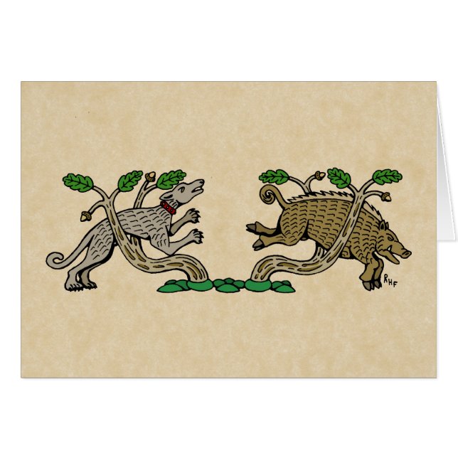 Mediaeval Boar Hunt (Front Horizontal)